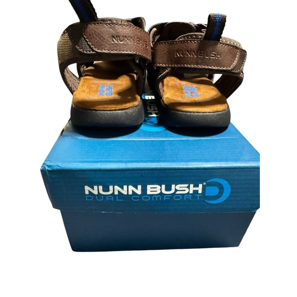Nunn Bush Dual Comfort Men’s Fisherman Sandals Size 10 W(EEE) NWT Tan - Picture 4 of 15